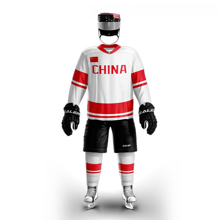 

He Jiagong ZKHE New I модель тренировочная форма для хоккея с шайбой для детей и подростков, командная футболка, соревновательный комплект, верхняя куртка, доступна кастомизация, стиль 2 (только топ), M универсальный размер