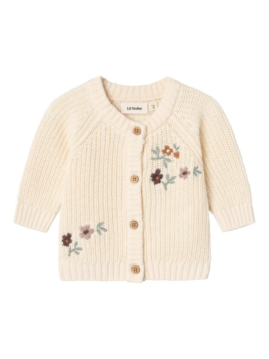 

Вязаный кардиган NAME IT Knit Cardigan, цвет beige/dark beige