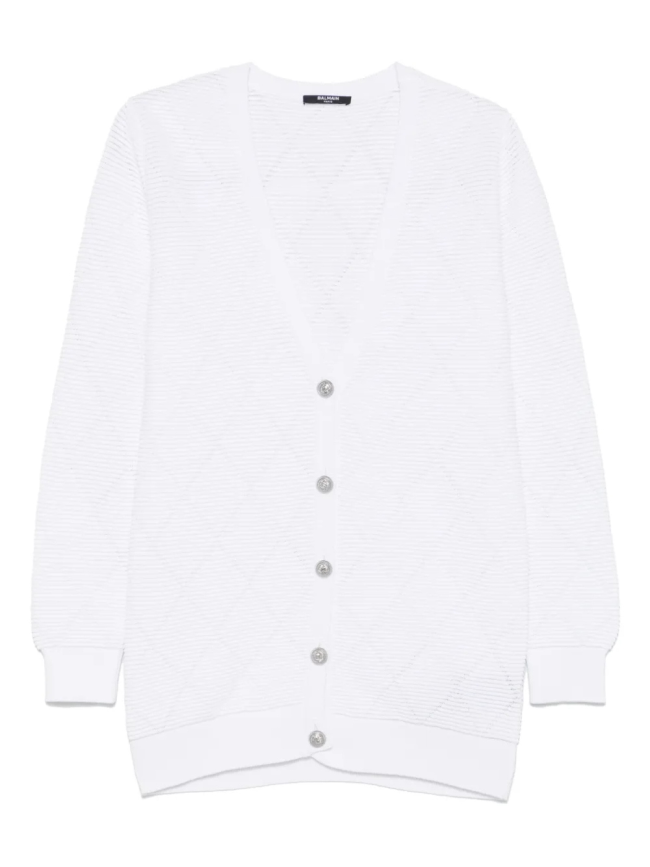 

Кардиган с узором Balmain Kids, белый