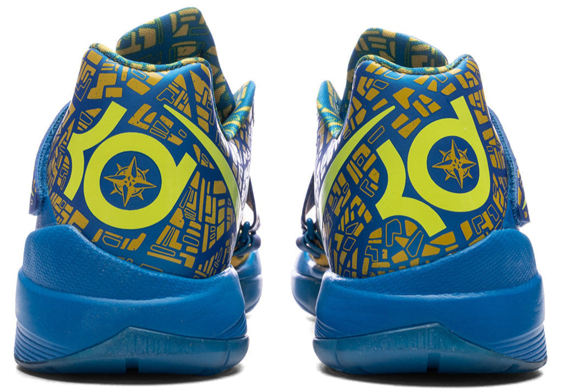 Кроссовки Nike KD 4 Scoring Title, желтый — фото 4