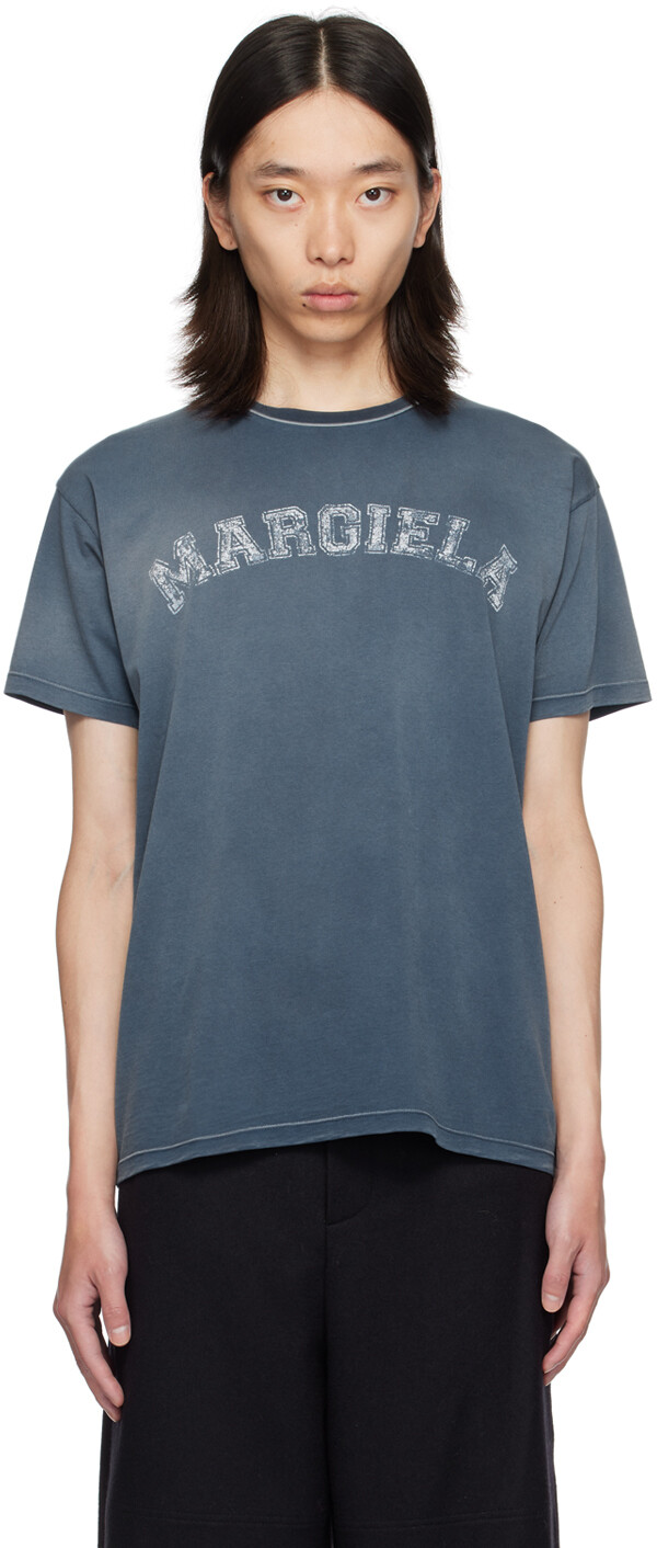 

Футболка с напечатанным логотипом Maison Margiela