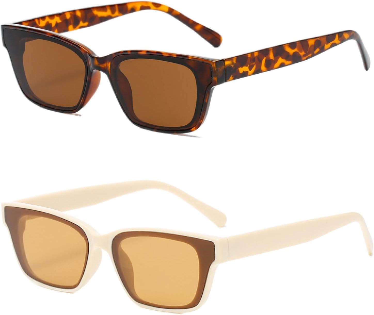 

Солнцезащитные очки с защитой от УФ-излучения UV400 | Маленький «кошачий глаз» | Для женщин и мужчин | Для занятий спортом на открытом воздухе и вождения DSVIGF, 2pcs Z03