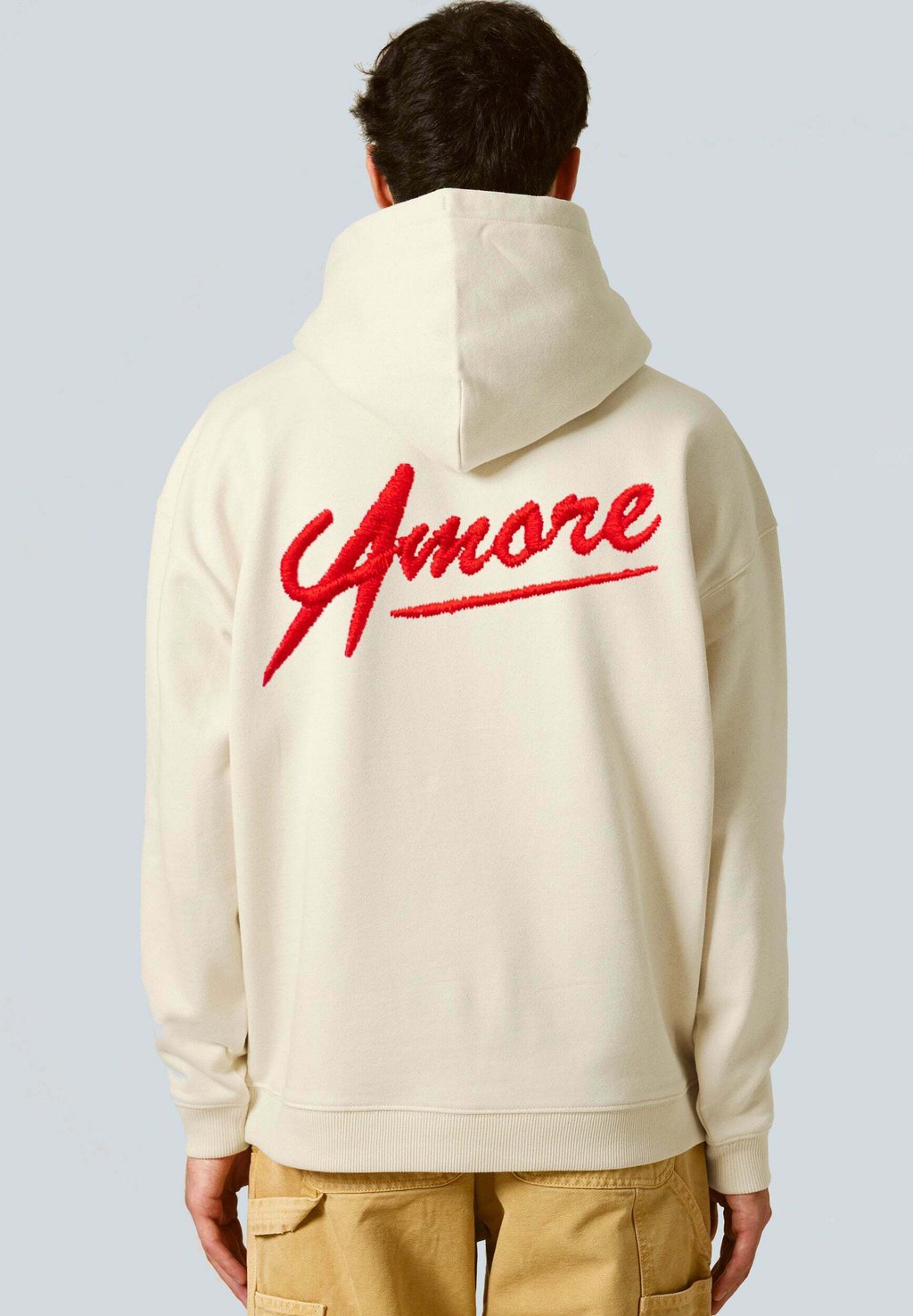 

Толстовка с капюшоном AMORE BACK EMBROIDERY - Sweatshirt Mira Paris, кремовый