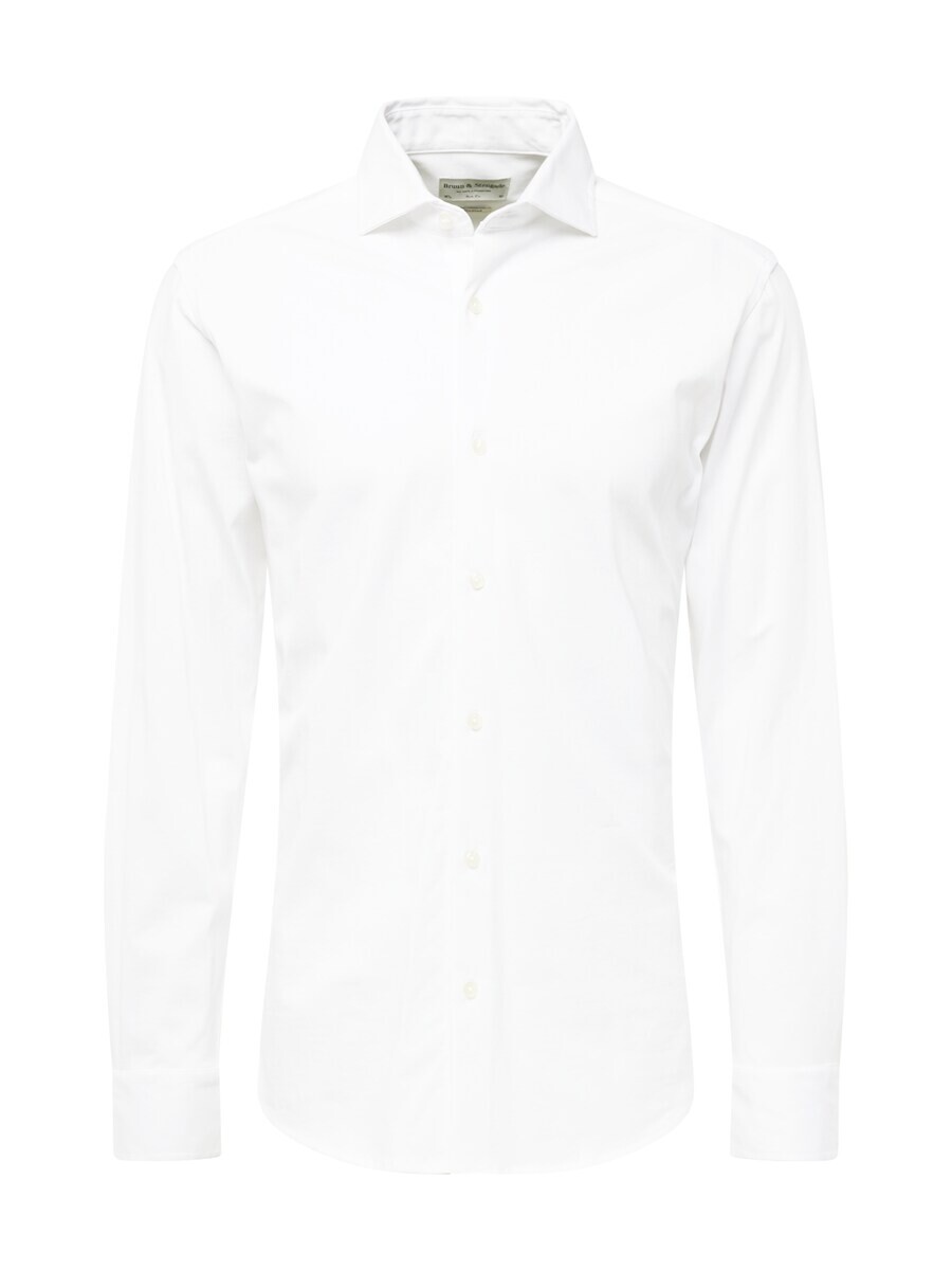 

Повседневная рубашка Bruun & Stengade Slim fit Button Up Shirt Miller, белый