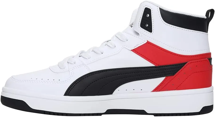 Кроссовки Puma унисекс Puma Rebound JoySneaker, белый/черный/красный — фото 3