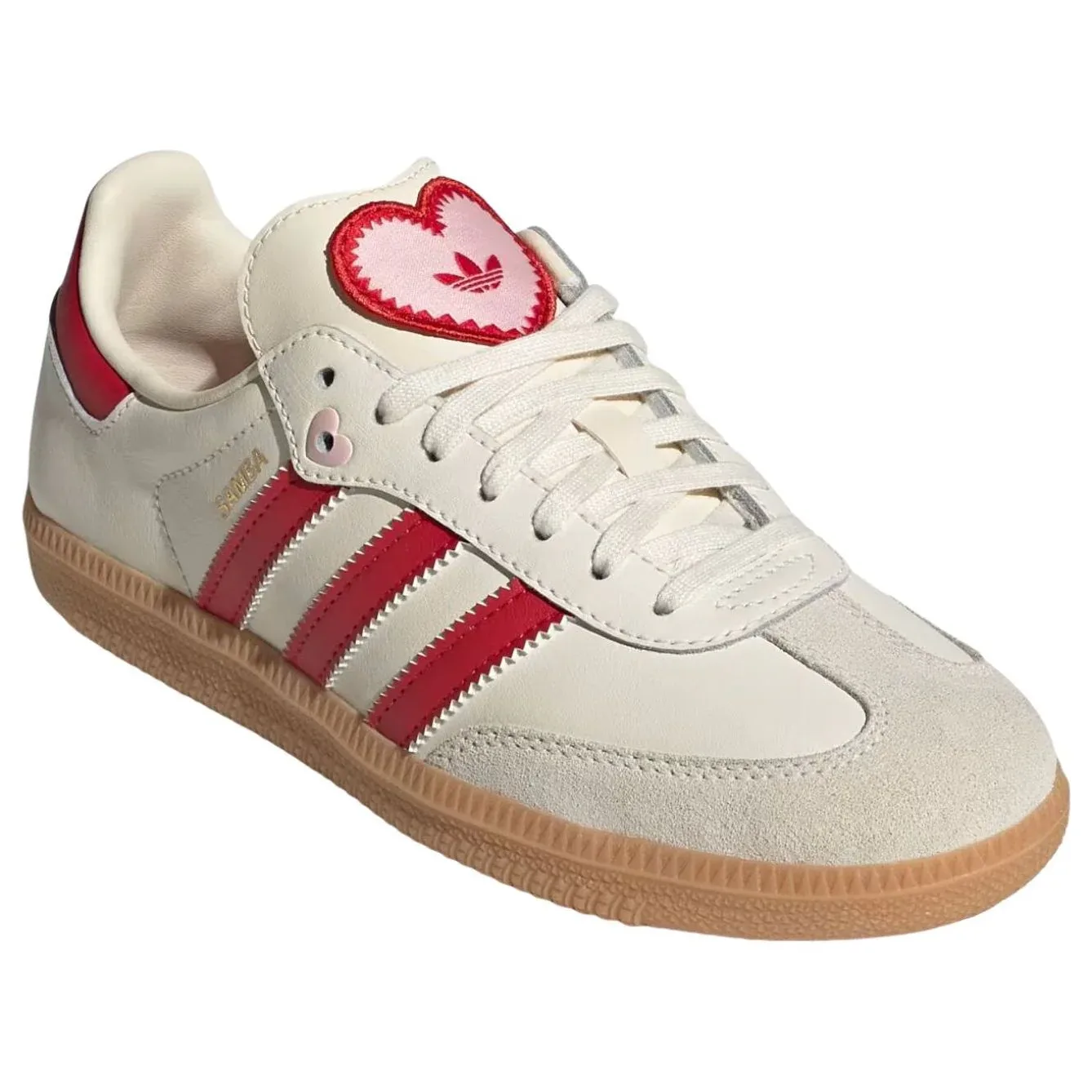Кеды (GS) Adidas Samba OG «День святого Валентина», красный — фото 2