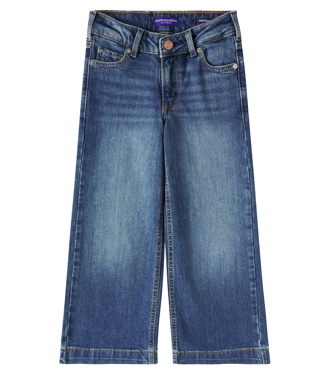 

Джинсы Wave с широкими штанинами Scotch & Soda Kids, темно-синий