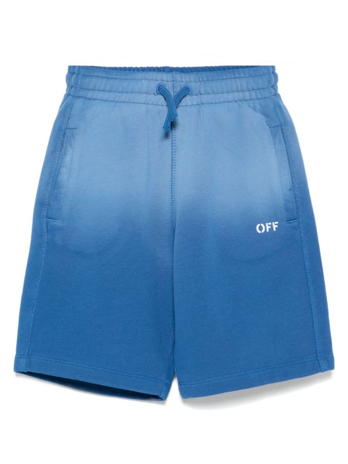 

Шорты с логотипом Off-White Kids, синий