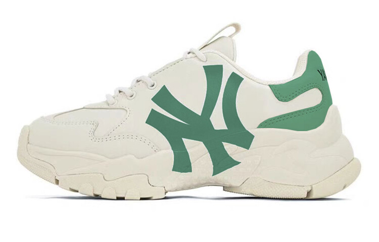 

Кроссовки MLB Big Ball Chunky Chunky Sneakers Unisex Low-top White/green, белый