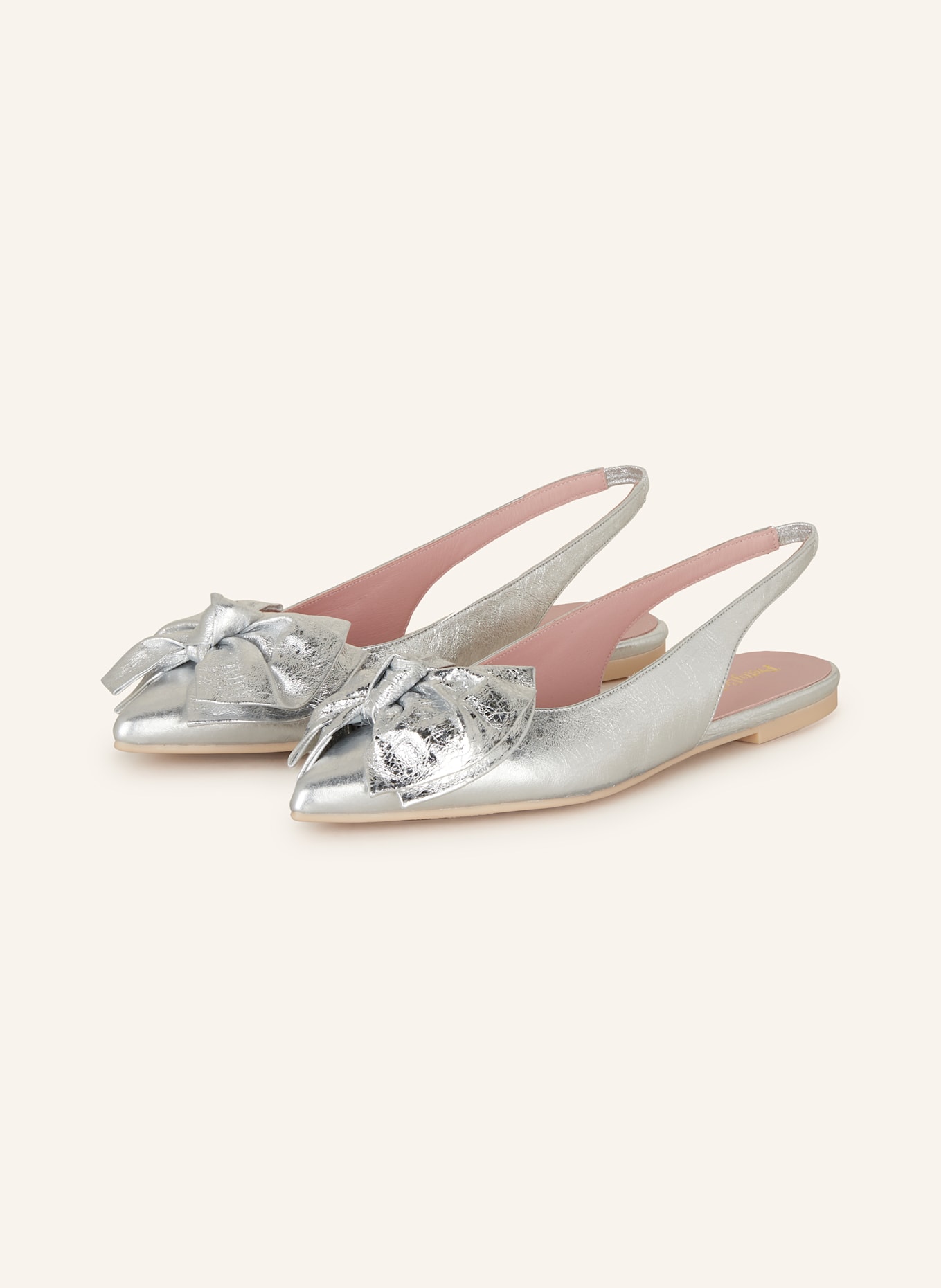 Балетки Chandra Slingback Pretty Ballerinas, серебряный