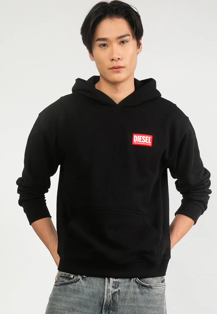 Худи, Box Logo Diesel, черный