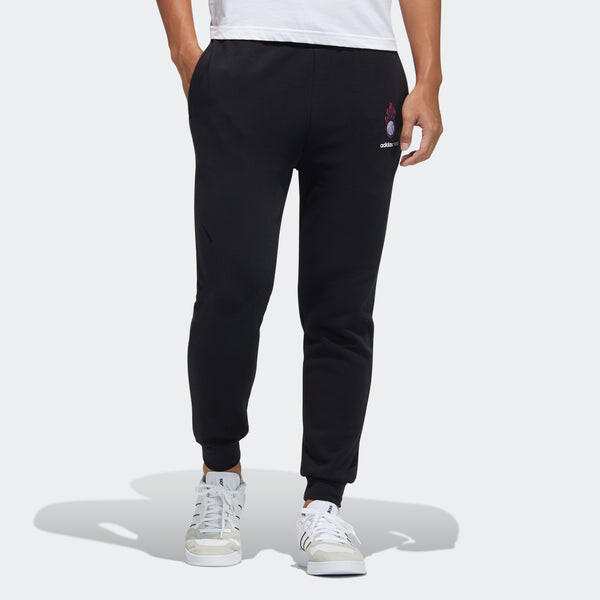 Спортивные штаны adidas neo M Ssfv2 Knit Tp Sweatpants Black, черный — фото 2