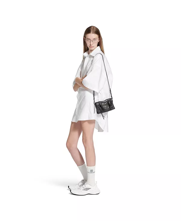 Сумка Le city bag nano Balenciaga, черный — фото 3