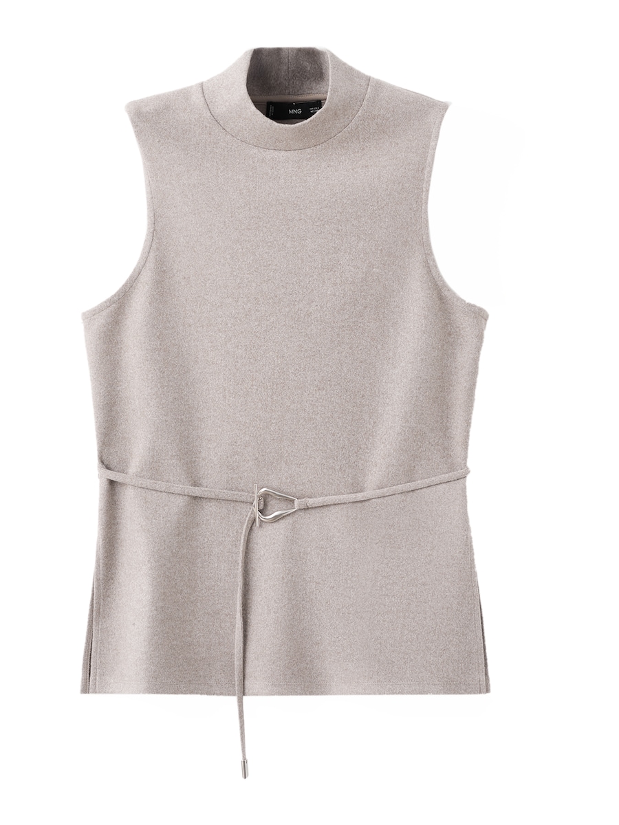 

Топ MANGO ANCONA, светло-серый