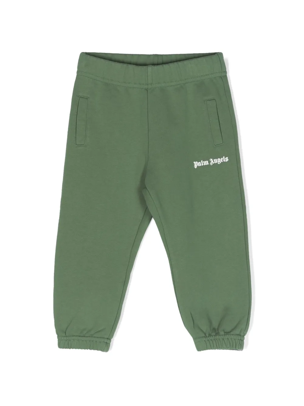 

Спортивные брюки с логотипом Palm Angels Kids, зеленый