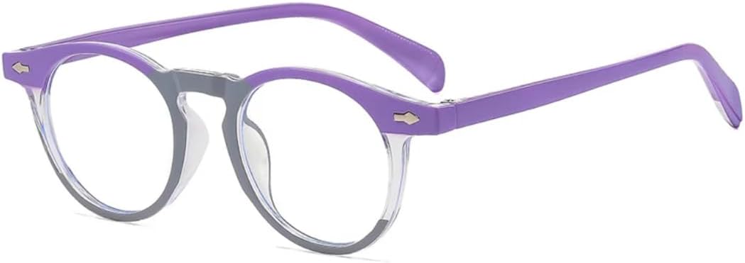 

Солнцезащитные очки с защитой UV400 | Маленькие заклепки конфетных цветов, леопардовый принт | для женщин и мужчин, для занятий спортом на открытом воздухе и вождения DSVIGF, Purple Gray Clear