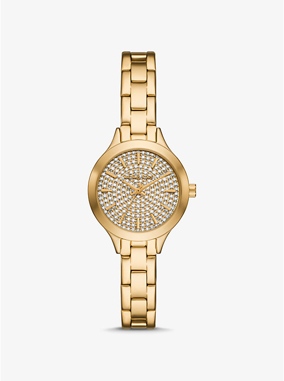 

Миниатюрные часы Aspyn Pavé золотистого оттенка Michael Kors, золотой