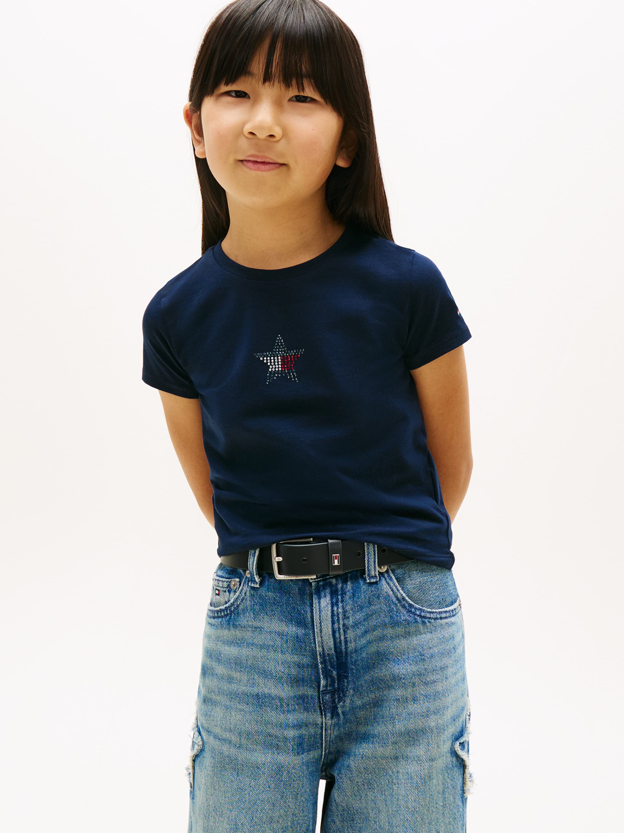 TOMMY HILFIGER Футболка в цвете Navy, Opal — фото 2