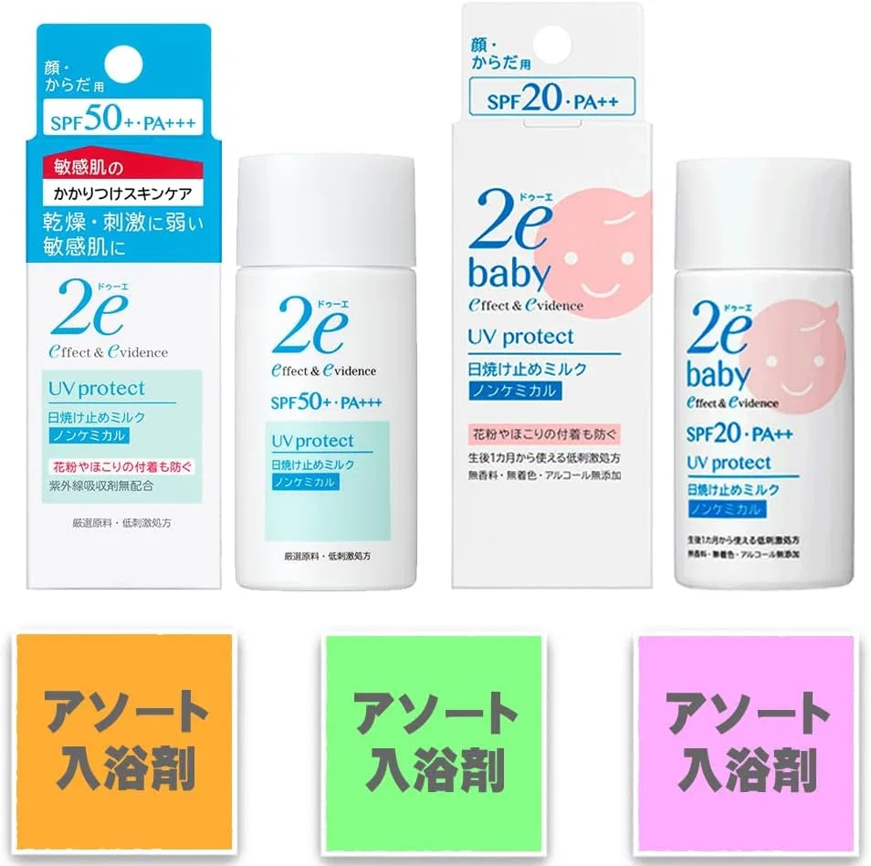 Солнцезащитное молочко 2e Doe Sunscreen Non-Chemical SPF50+ PA+++ 40 мл