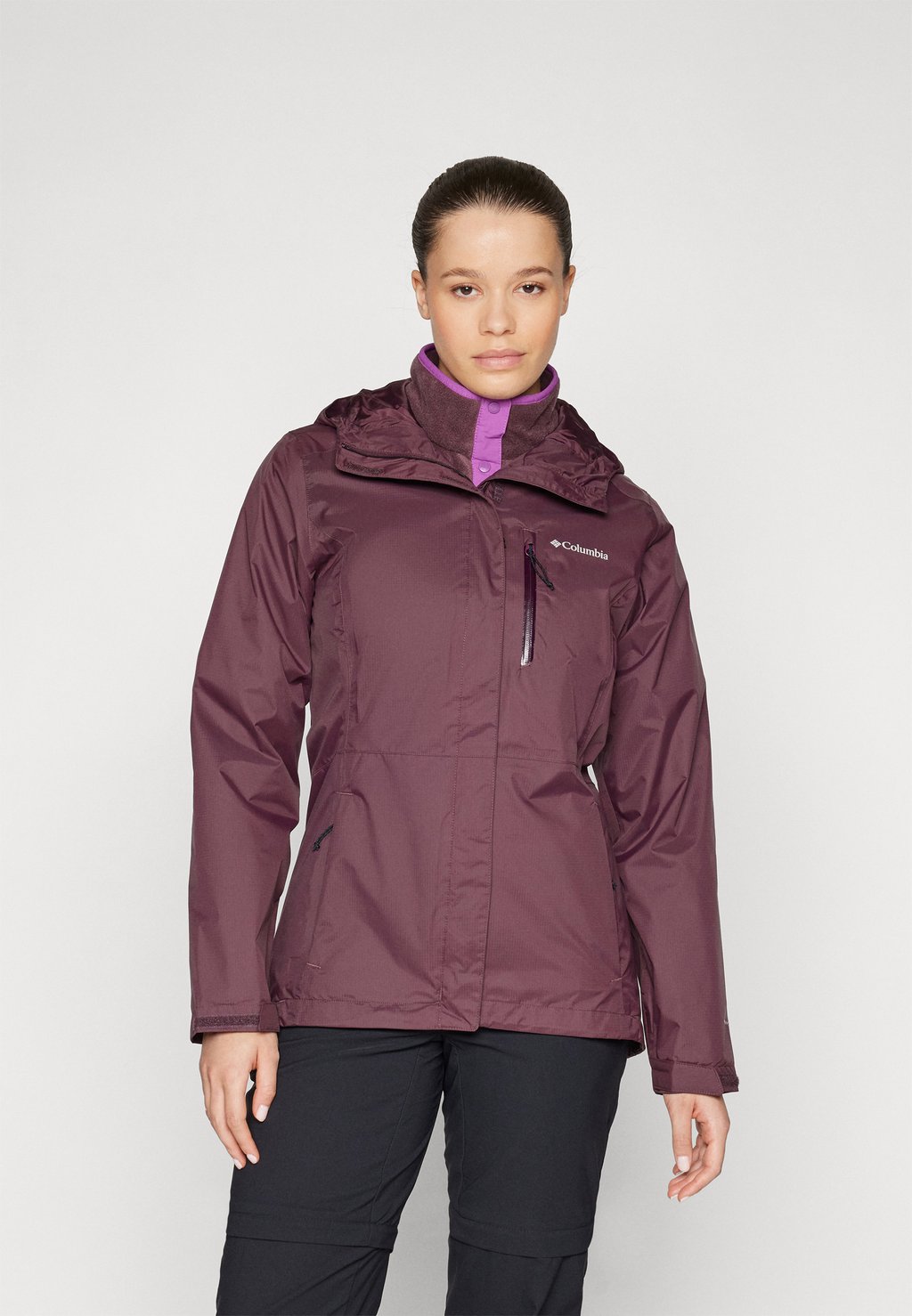 

Куртка из хардшелла POURING ADVENTURE JACKET Columbia, красный