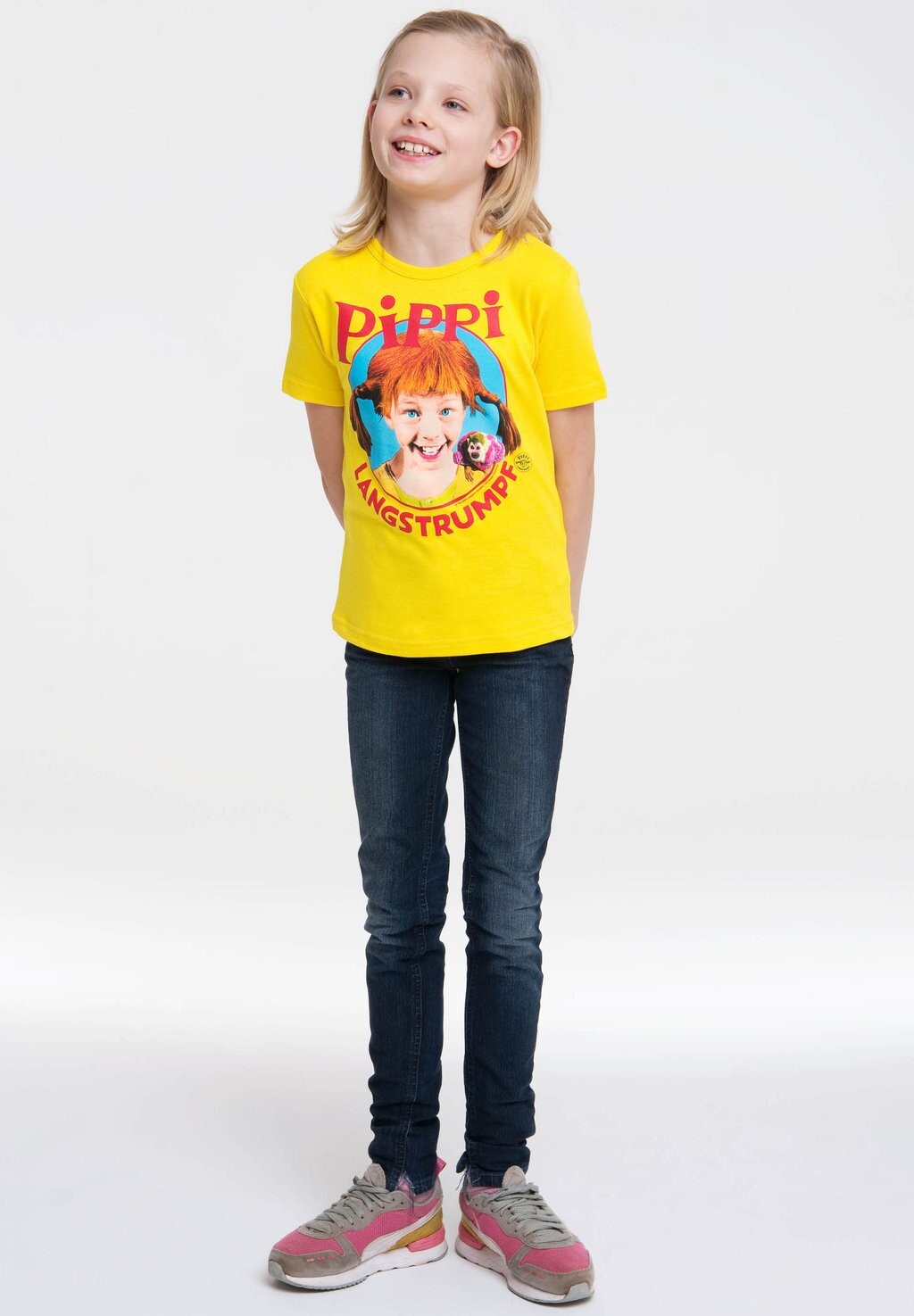

Футболка с принтом PIPPI LANGSTRUMPF-PRINT LOGOSHIRT, цвет gelb
