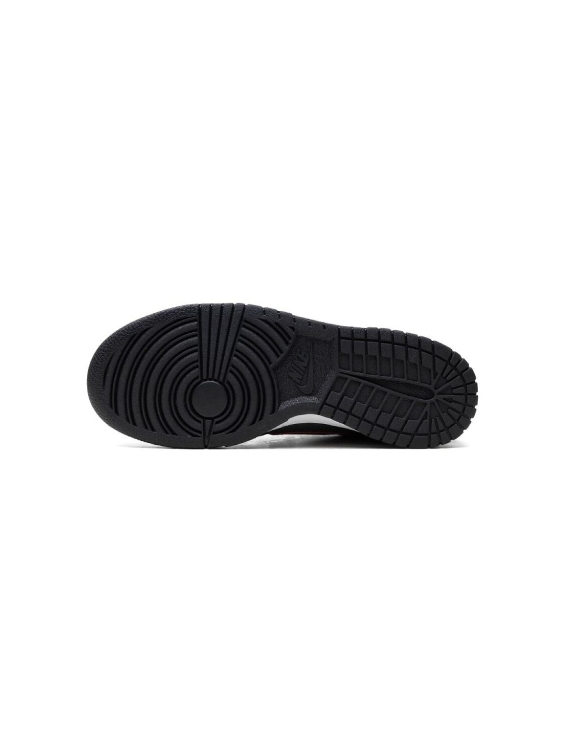 Nike Kids кроссовки Dunk Low GS Black / University Red, черный — фото 4