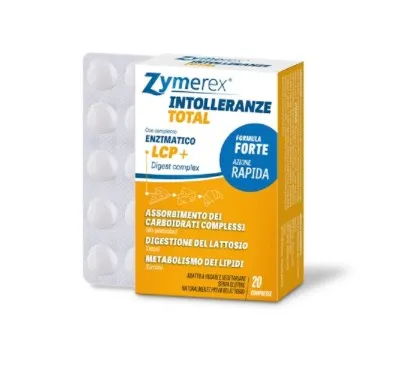 

Непереносимость Zymerex, всего 20 таблеток, облегчает пищеварение
