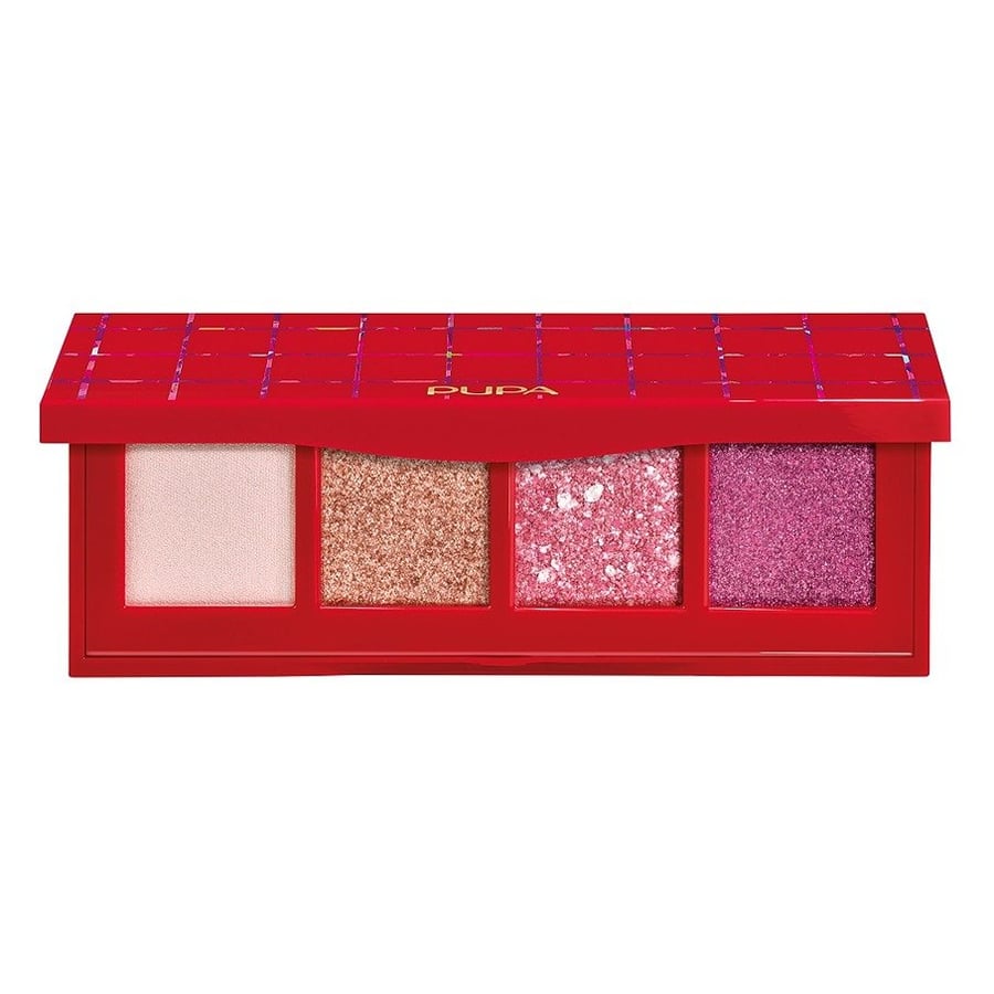

PUPA Milano, Holiday Land, палетка из 4 оттенков теней для век, 001 Eccentric Pink