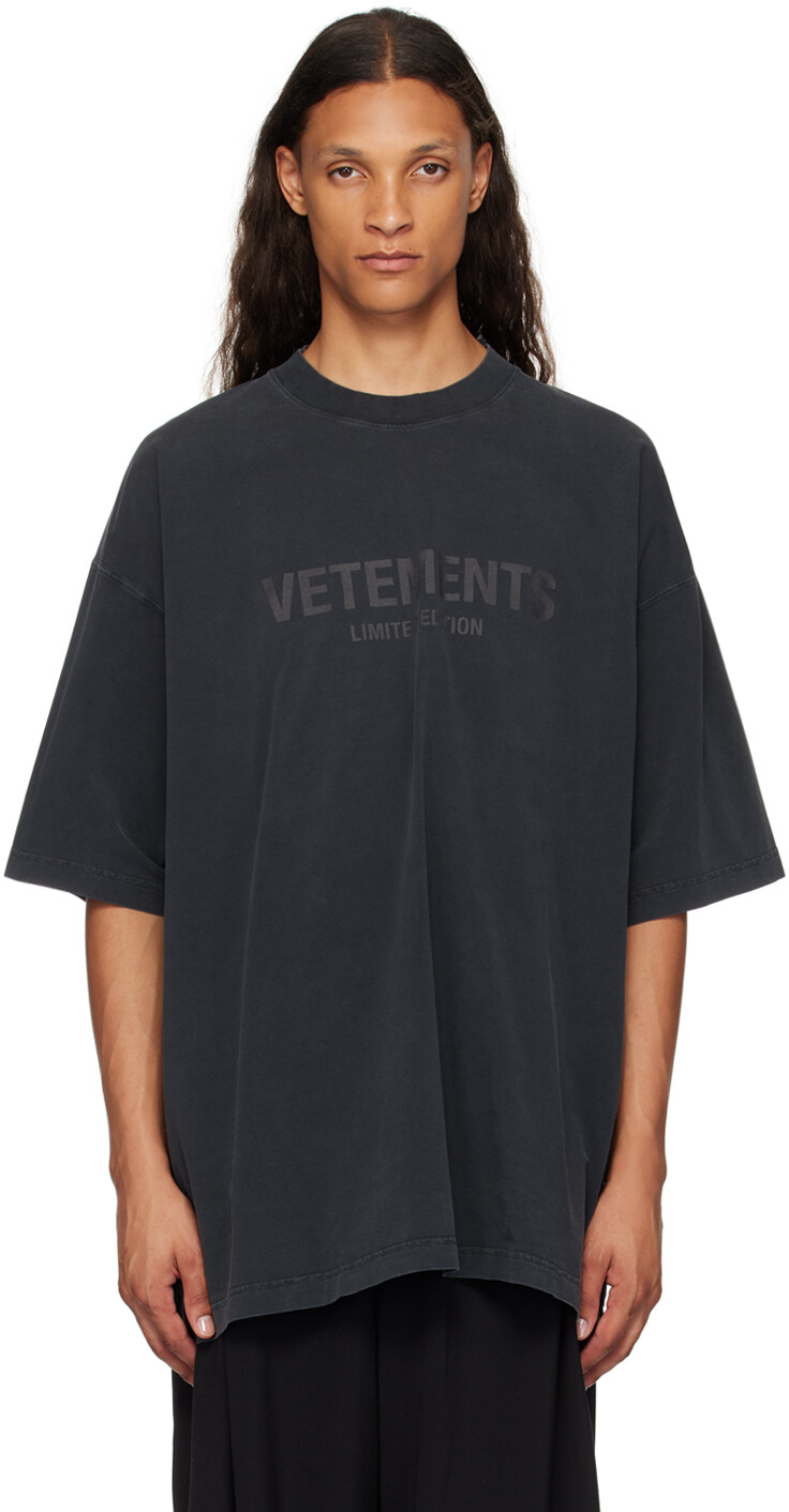 

Футболка «Ограниченный выпуск» VETEMENTS, черный