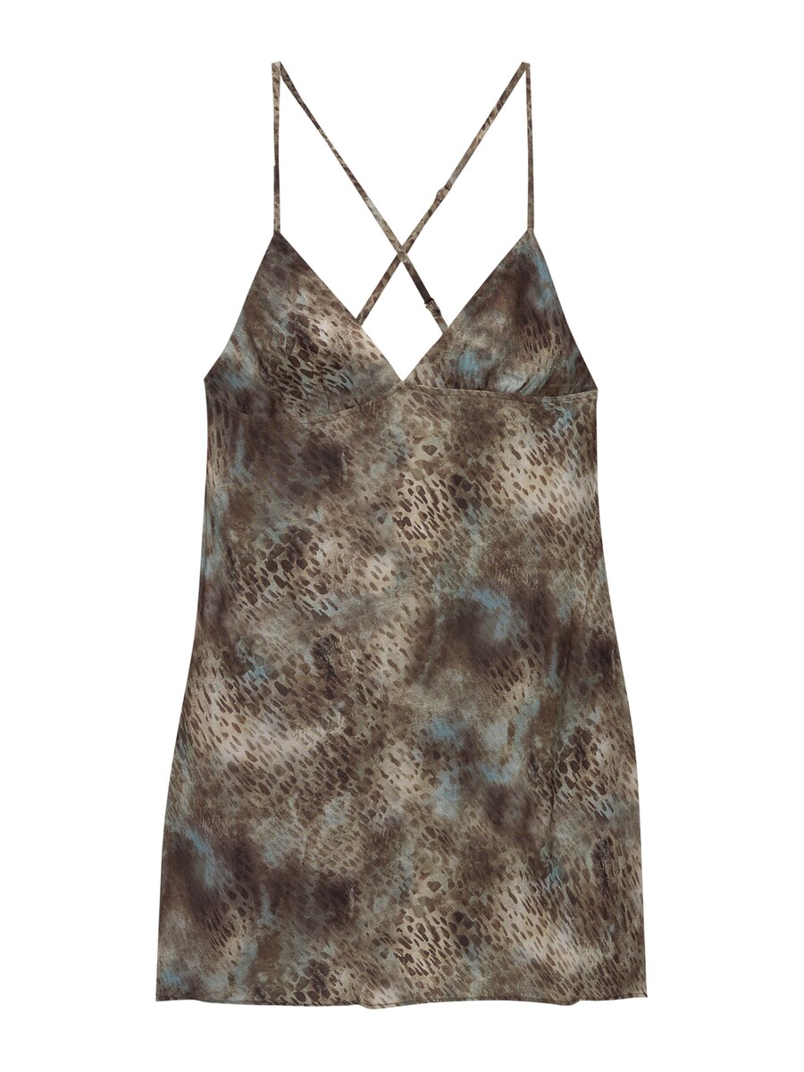 

Летнее платье Pull&Bear, цвет Brown/Dark brown
