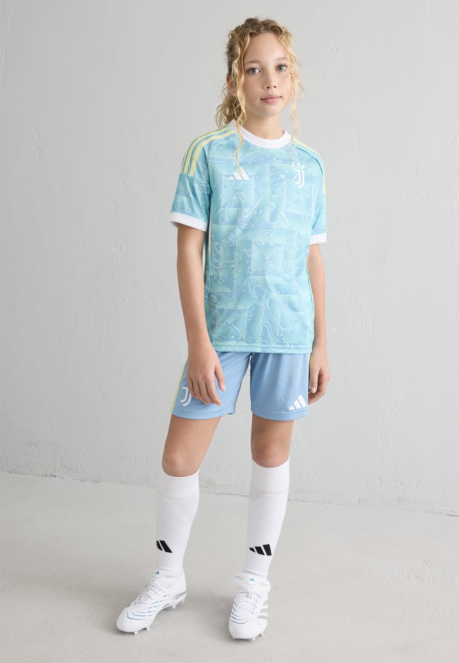 Футболка Adidas Performance JUVENTUS AWAY KIDS UNISEX, Ash Blue/Blue-Grey — фото 2