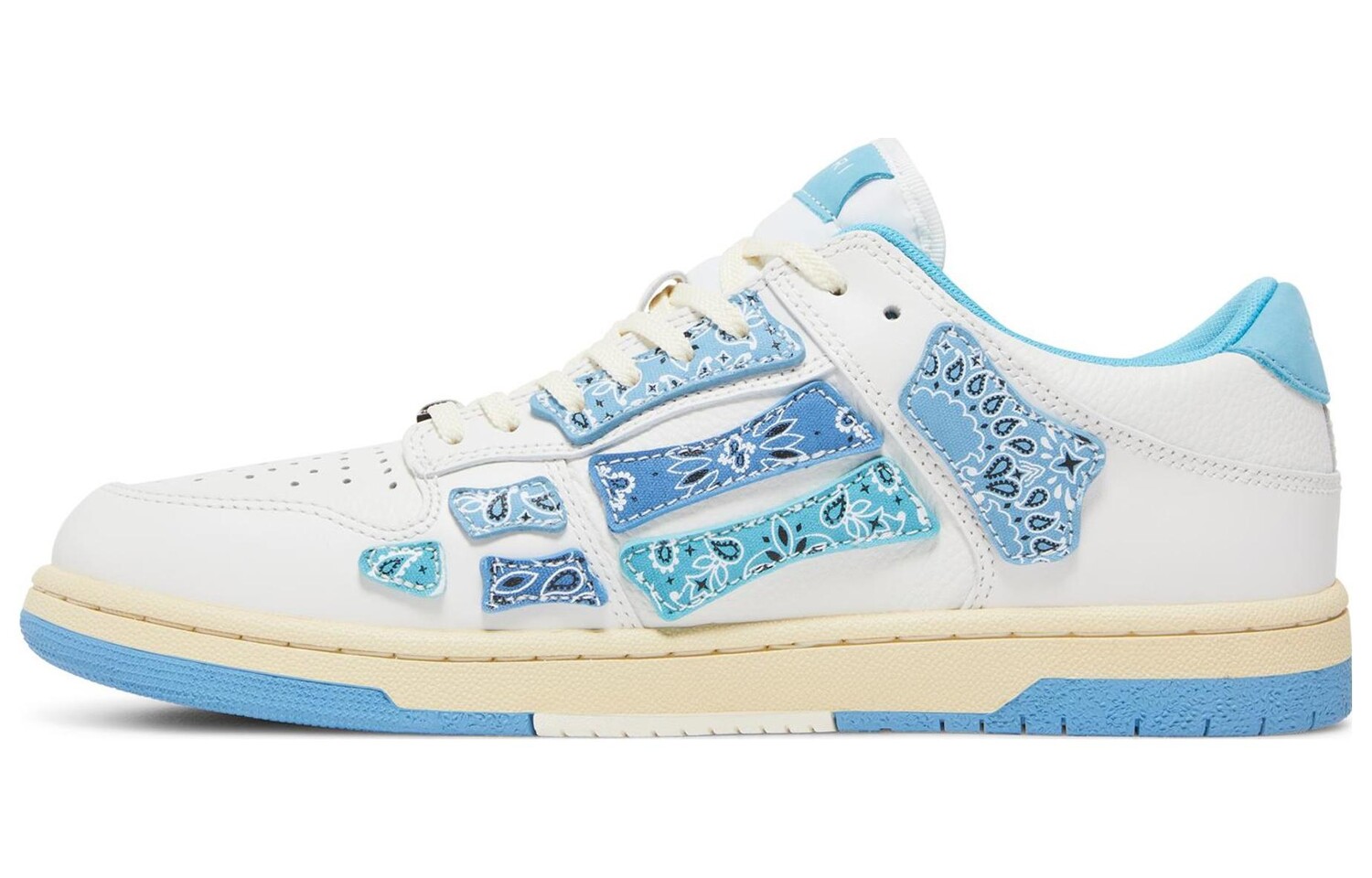 

AMIRI Skel Top Low Bandana White Light Blue