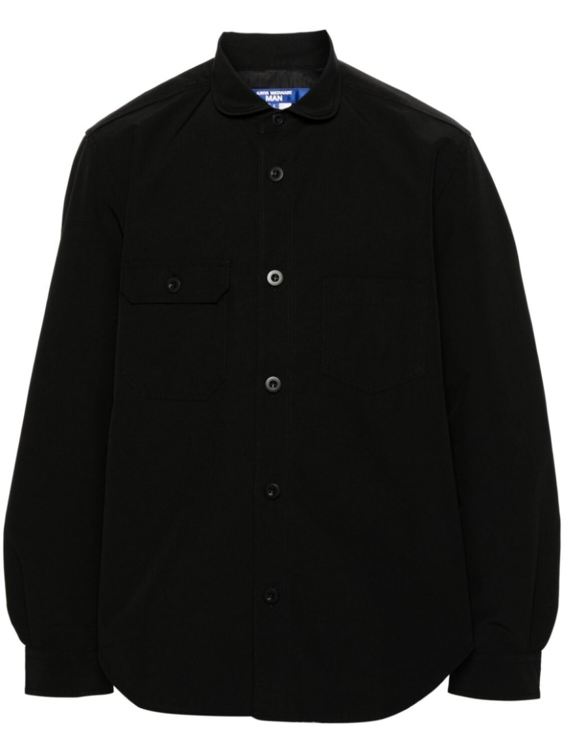 

Junya Watanabe MAN рубашка со вставками, черный