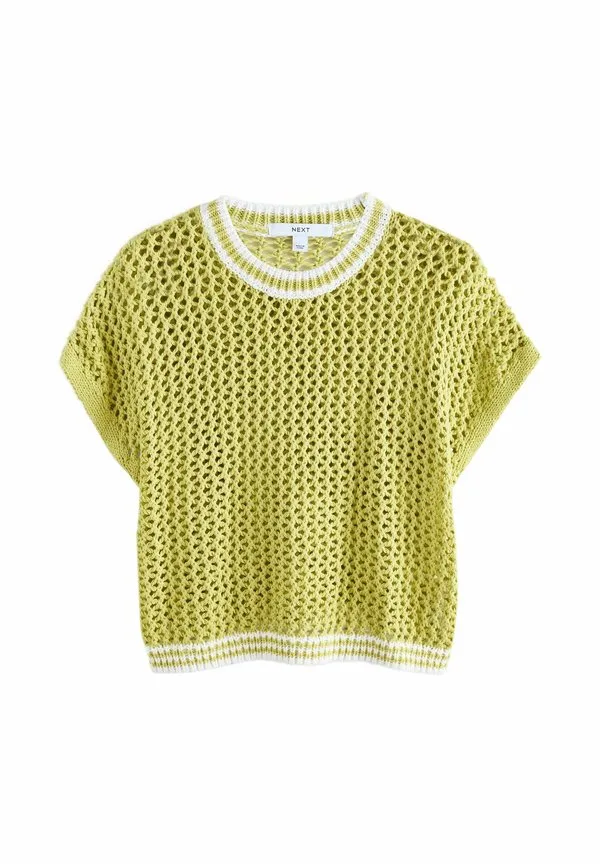 Высокий свободный джемпер Next, Lime Green