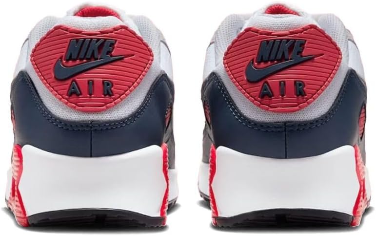 Мужские спортивные кроссовки Nike, размер 40 EU, белый/красный/серый — фото 4