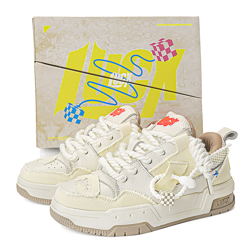 

LUCX Lucky Shoes Противоскользящие и износостойкие увеличивающие рост низкие кеды Unisex - Pomelo, цвет Pomelo