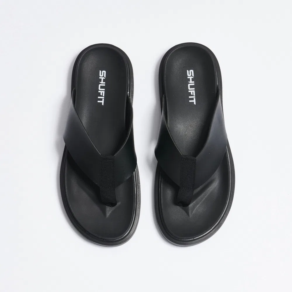 Мужские кожаные шлёпанцы Flipflop Fabric SFT-402 от Shufit — фото 2