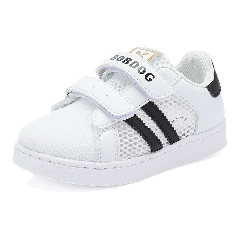 

Кроссовки BOBDOG Kids Skateboarding Shoes Kids Low-top, белый/золотой