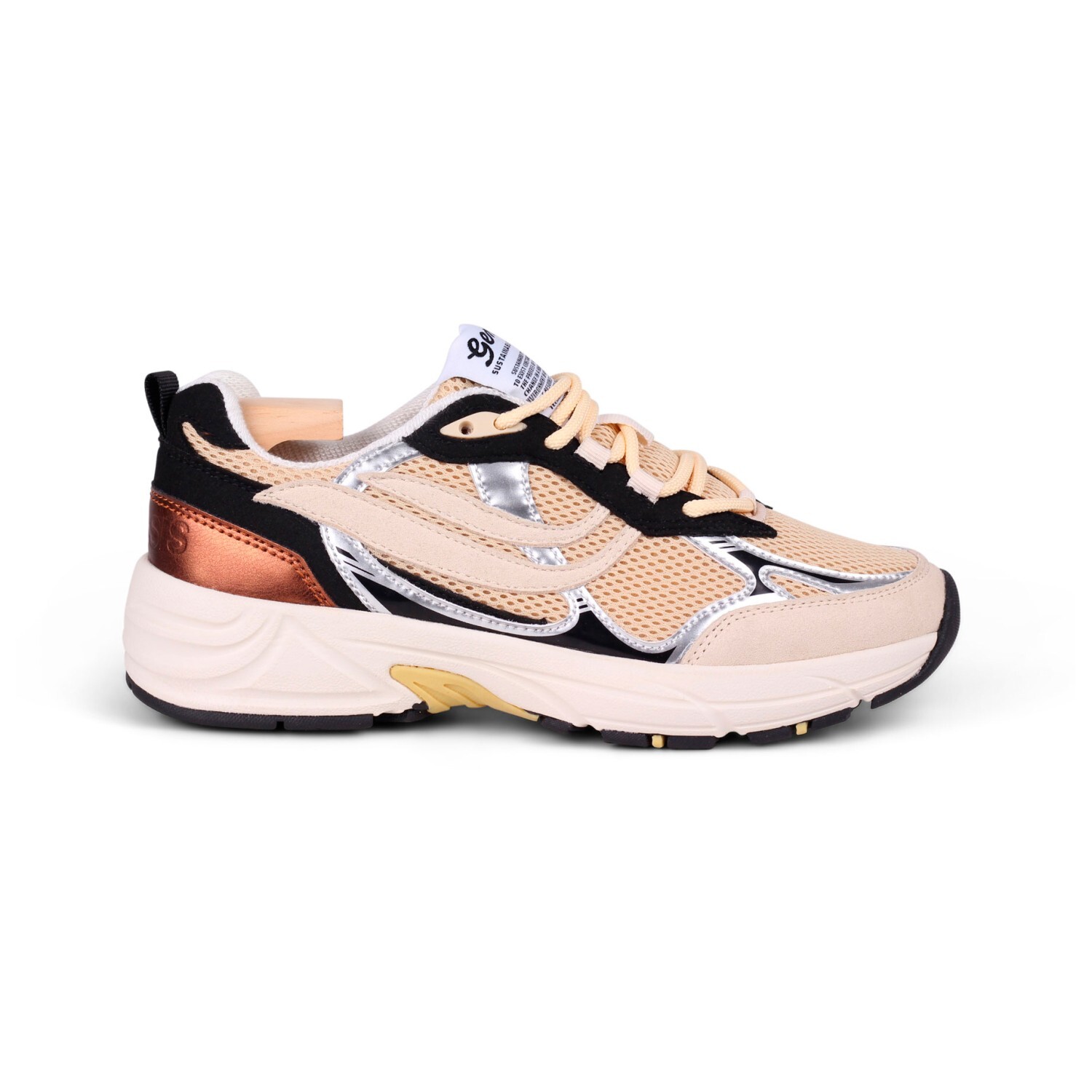 

Кроссовки Genesis Footwear G-Eco'99 Metallic Serial, цвет Offwhite/Black/Silver/Copper