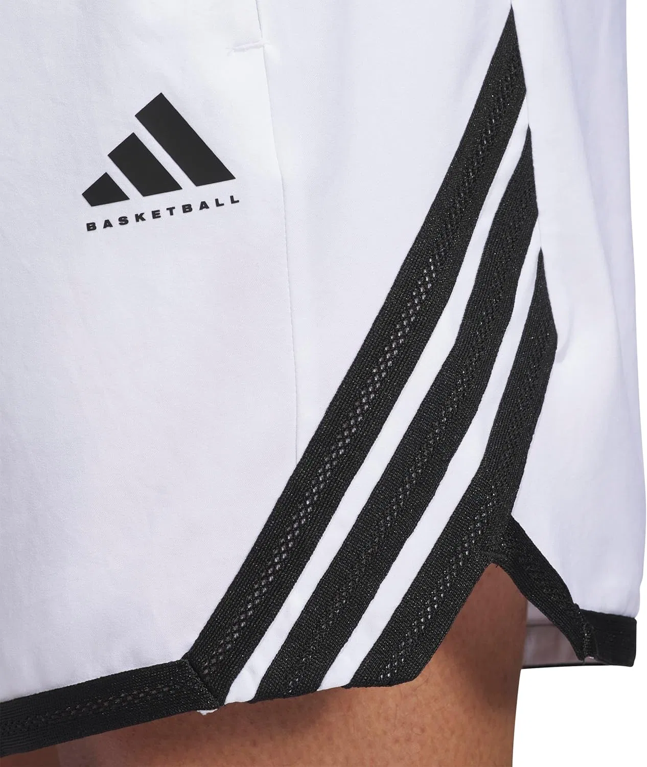 Шорты баскетбольные adidas Crazy Lite, цвет White/Black — фото 4