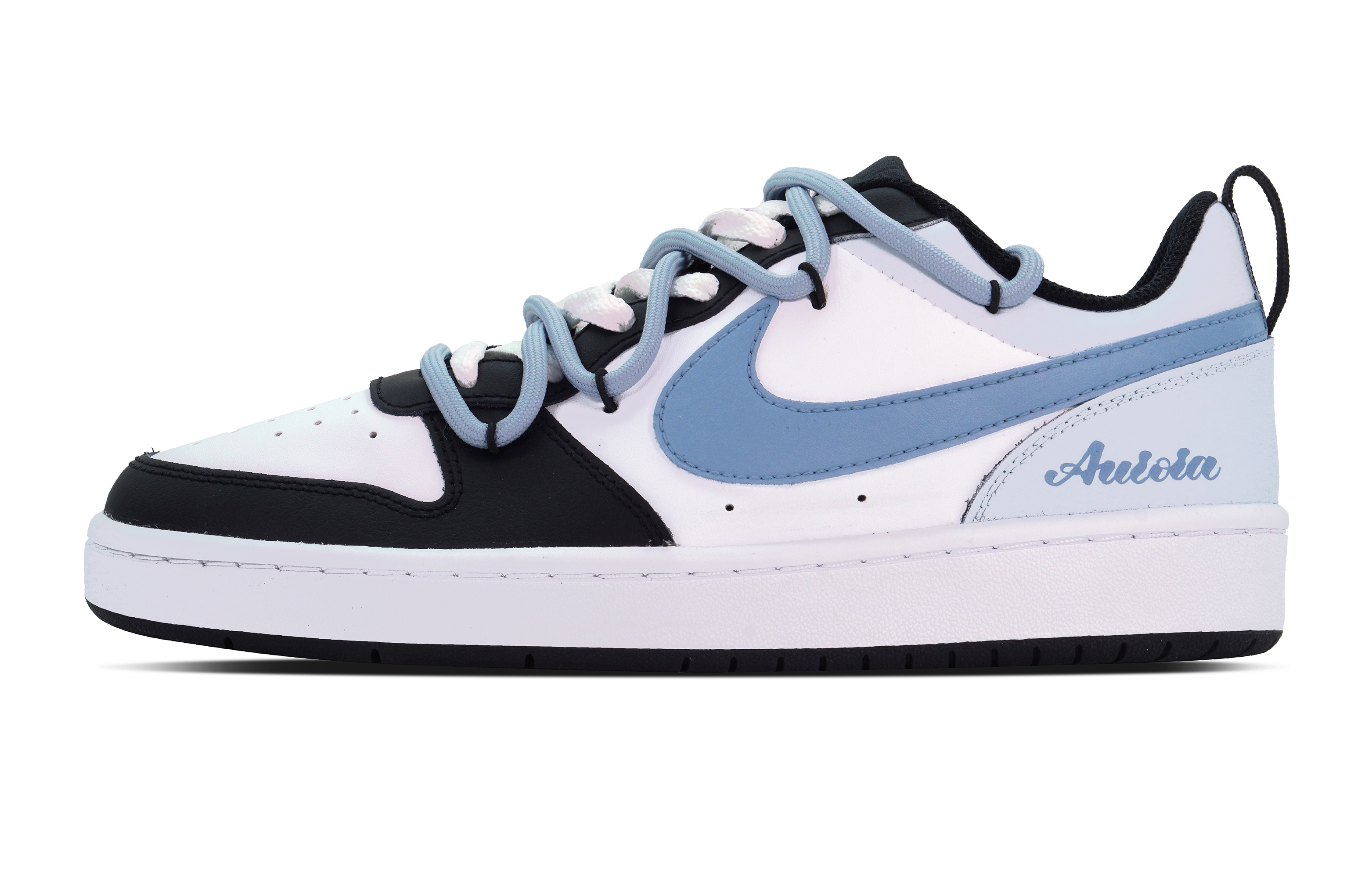 

Женские кроссовки для скейтбординга Nike Court Borough Low, White/Blue