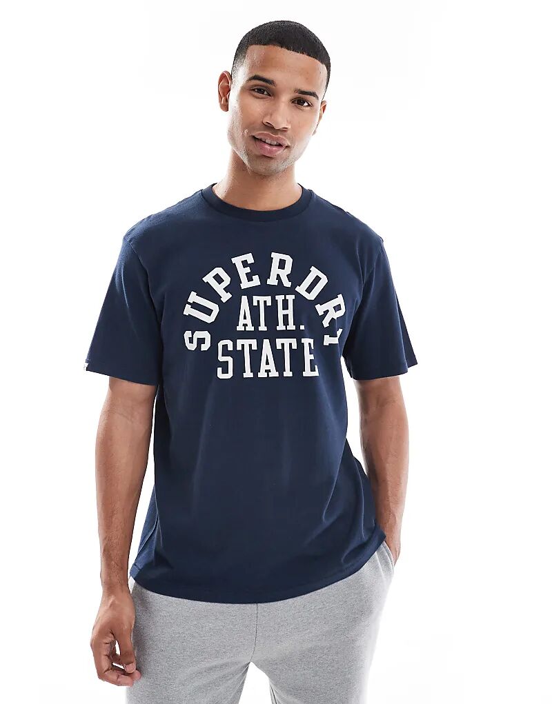 

Спортивная футболка Superdry Vintage с принтом в морском стиле.