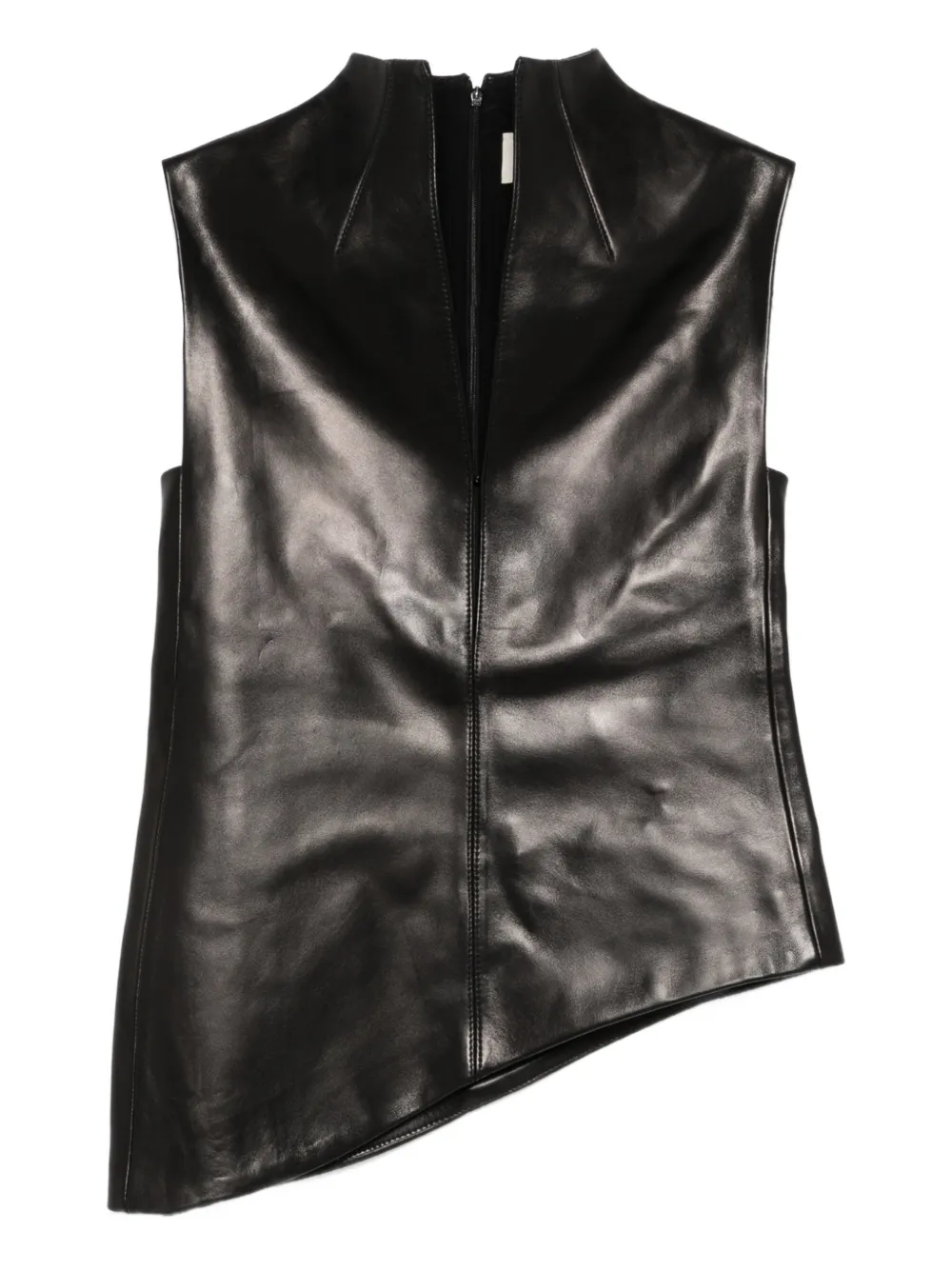 

Топ Von с высоким воротником и асимметричным кроем Khaite, черный