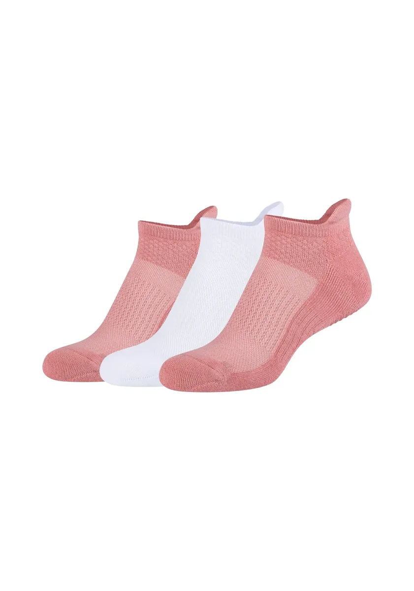 

Носки-кроссовки Camano "носки для йоги, комплект из 3 шт.", цвет Bridal Rose