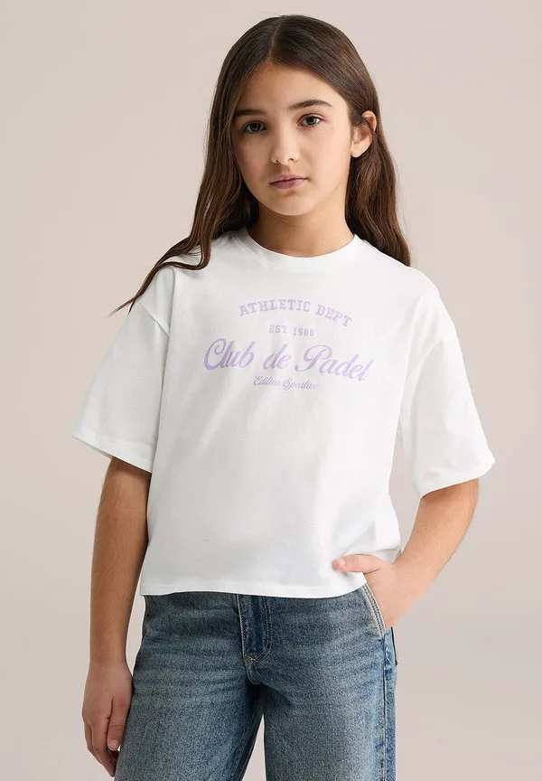 Футболка с принтом We Fashion, Purple — фото 2