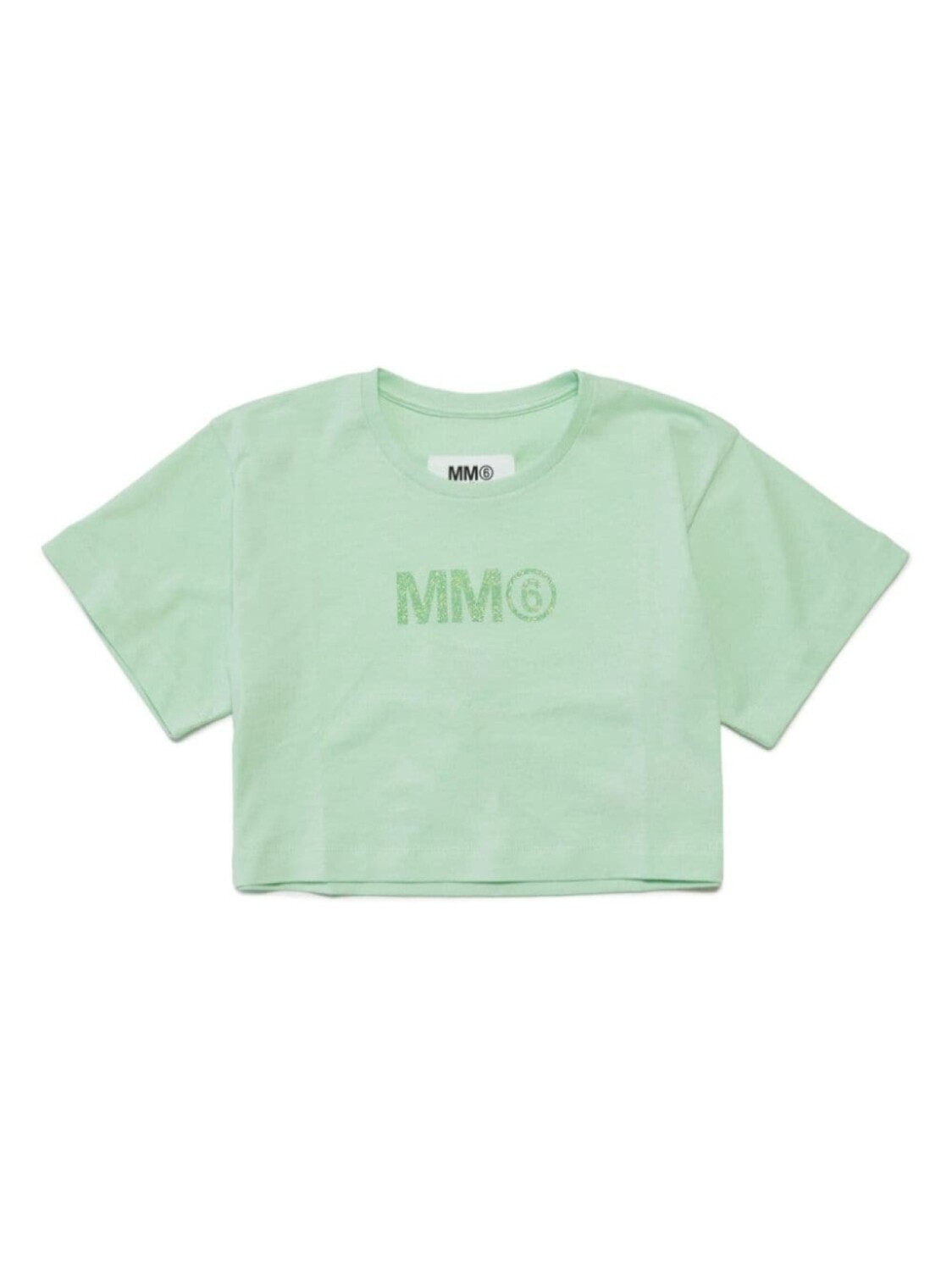 

MM6 Maison Margiela Kids футболка с логотипом, зеленый