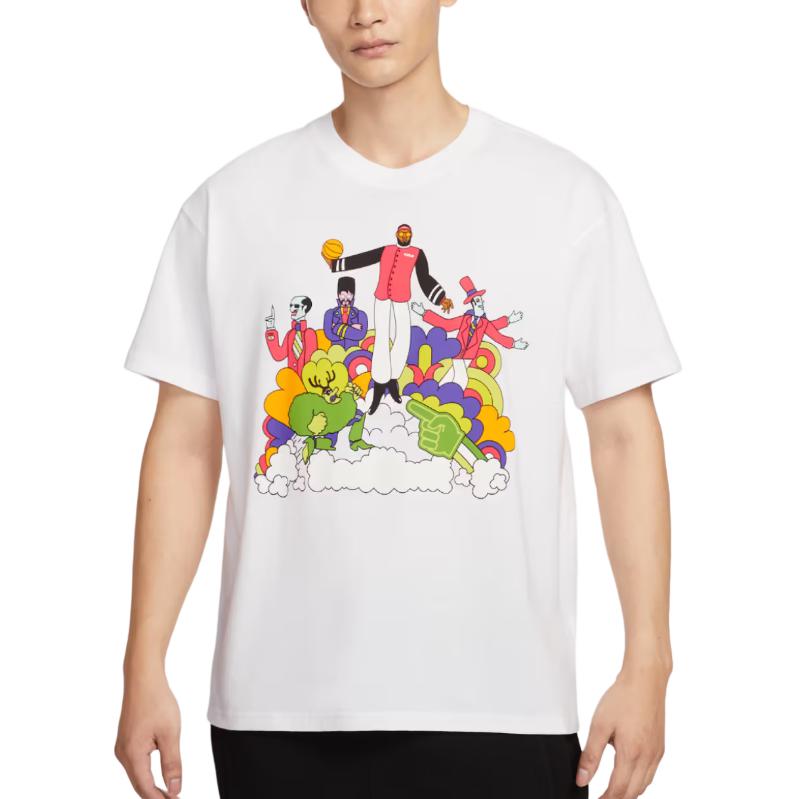 

Мужская футболка LeBron Heat Wave из коллекции FW25 Nike, белый