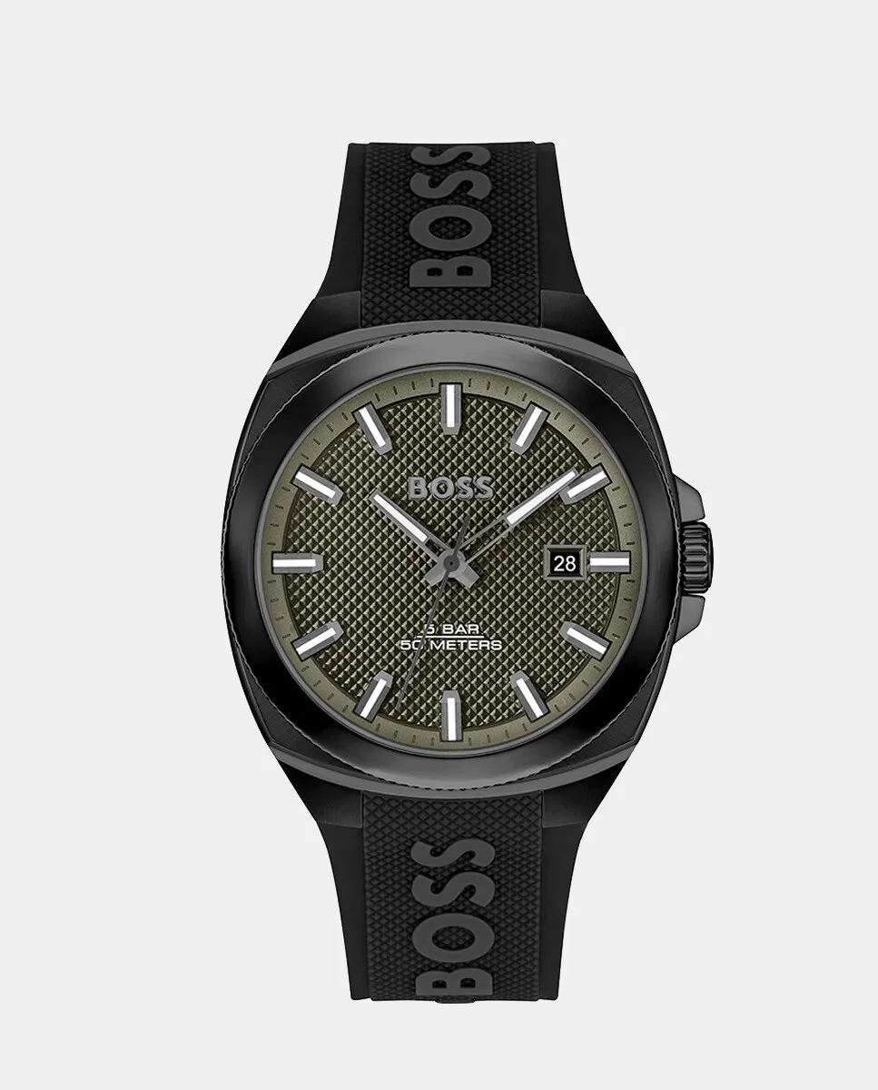 

Walker 1514140 черные силиконовые мужские часы Boss