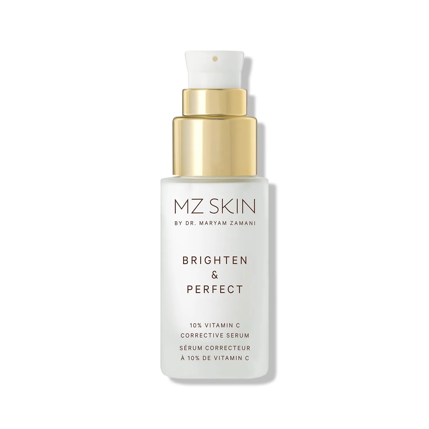 MZ SKIN Brighten & Perfect Vitamin C Serum 1.01 fl oz - 10% осветляющее средство от темных пятен и пигментации для сияющей кожи с транксамовой кислотой Mz Skin By Maryam Zamani Md, brown