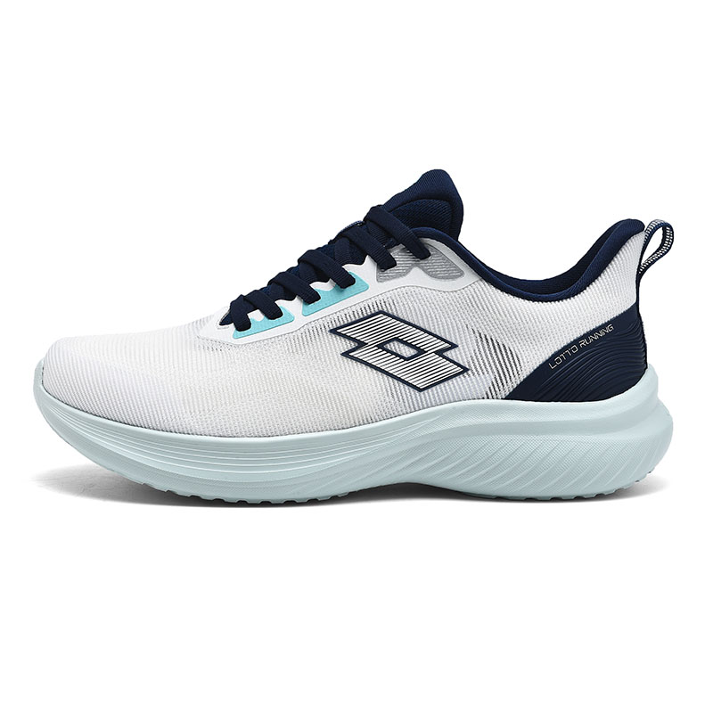 

Bai Ju 1.0 Износостойкие Легкие Амортизирующие Низкие Кроссовки для Бега Мужские Бело-Синие LOTTO